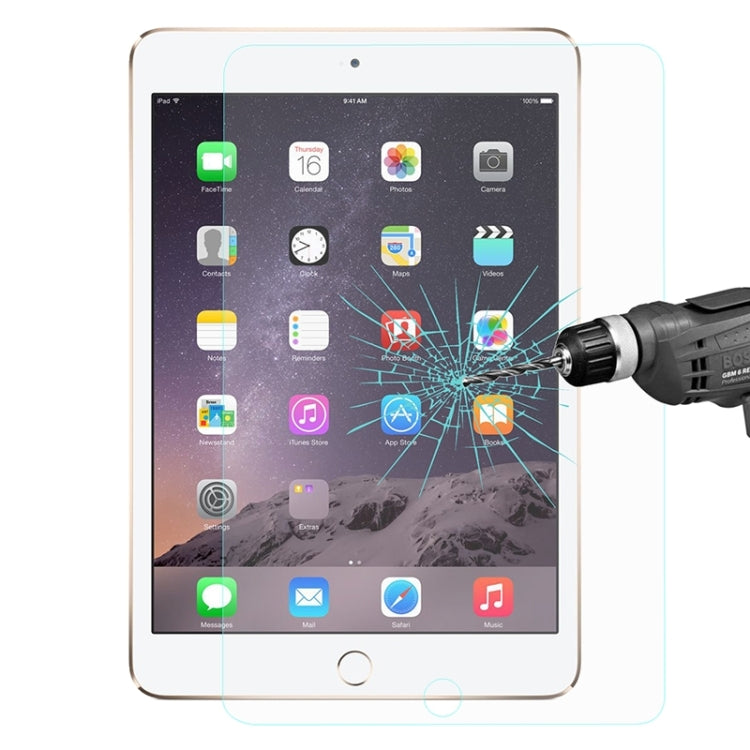 草帽王子 適用於蘋果iPad mini 3 / 2 / 1 0.33mm厚度 9H表面硬度 2.5D弧邊鋼化玻璃膜