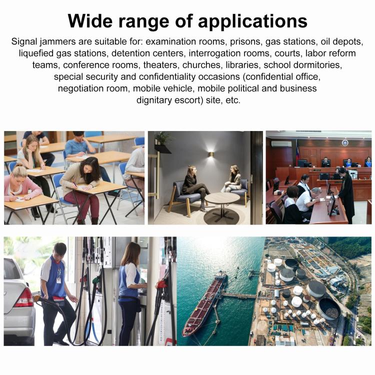 808KB 黑色, 手持式GPS信號屏蔽器