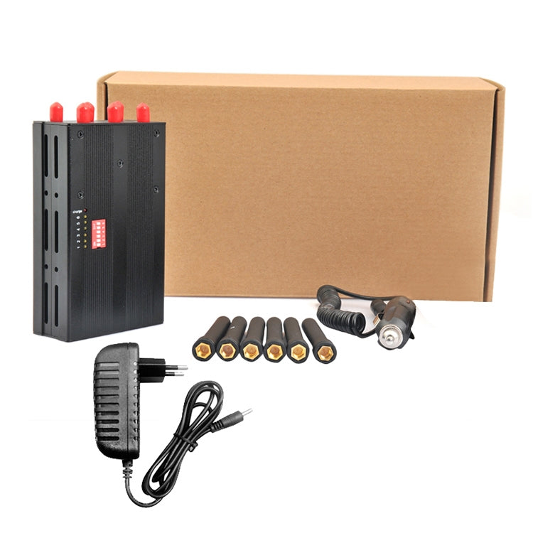 JAX-121A-6C GSM / CDMA / DCS / PCS / 3G / Wifi / GPS 手機信號屏蔽器