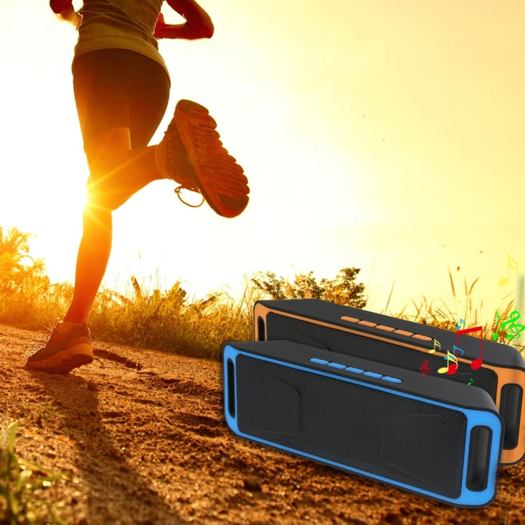 立體聲藍牙音響 便攜無線音箱，支持免提接聽電話&FM收音機&TF卡