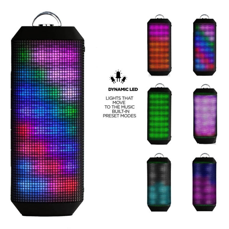 YM-339 2 x 5W 藍牙音箱帶LED燈，支持TF卡