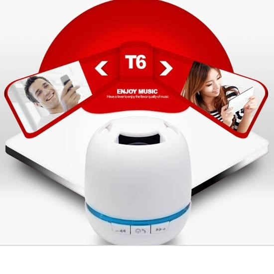 T6 蛋型藍牙音箱  LED燈光 帶免提 可插卡
