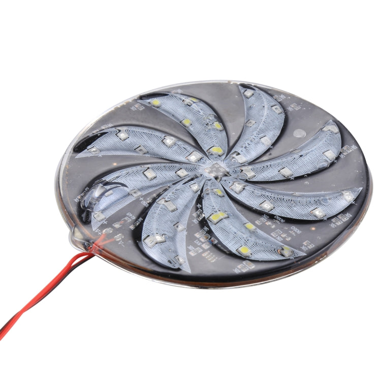 40顆2835貼片燈珠 彩光 摩托車改裝燈飾 LED風火輪/風車燈 直徑：10cm