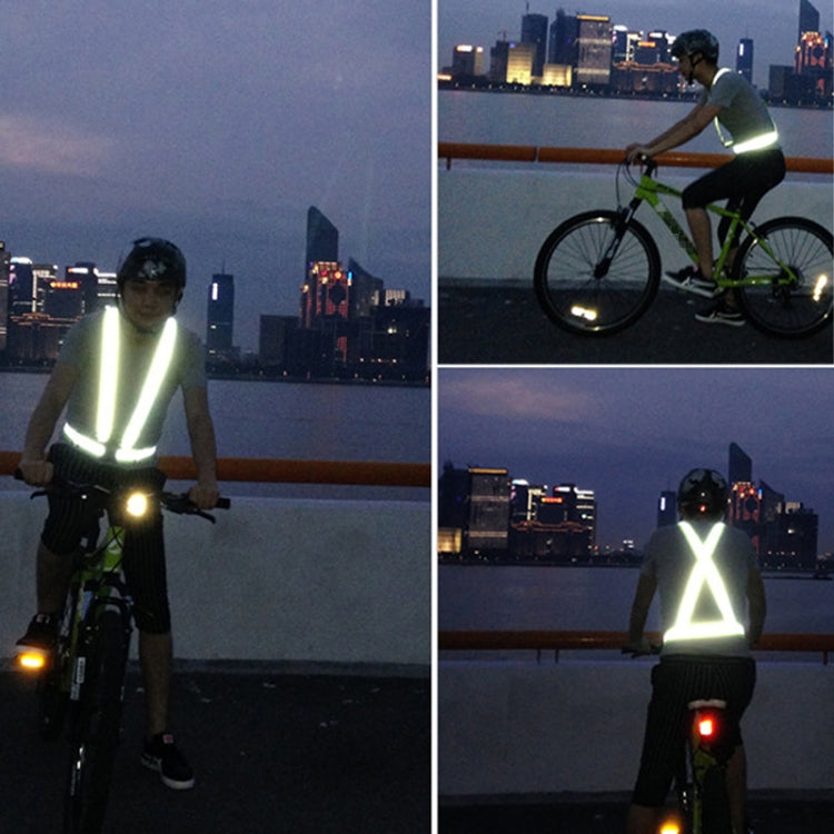 夜晚騎行跑步 反光背心 彈性款