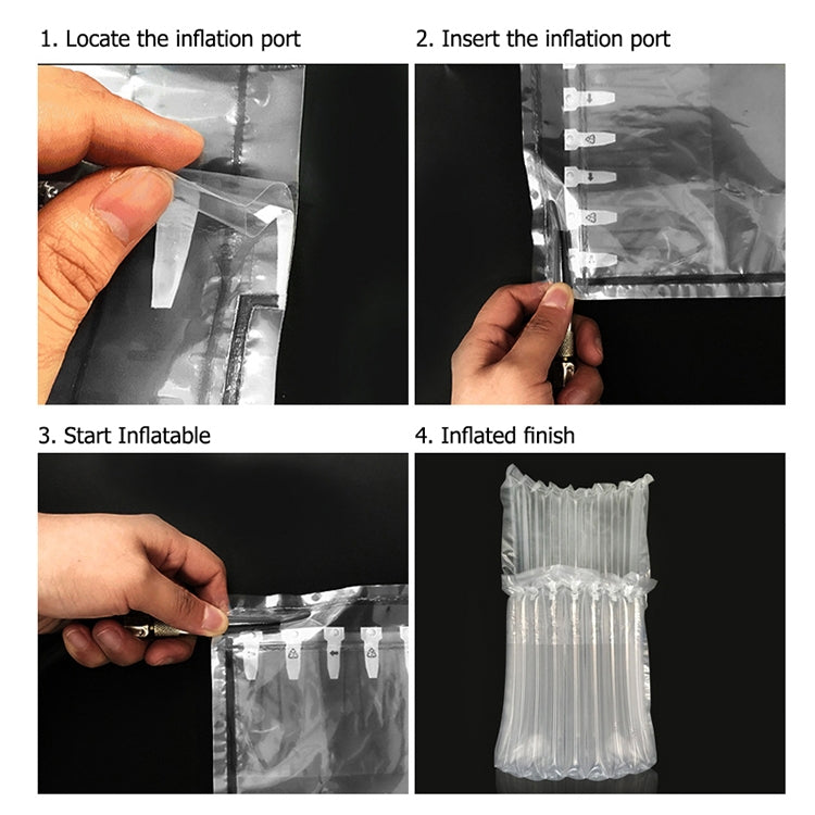 100個裝 氣柱袋，手機&維修配件&彩盒包裝，尺寸：34x24x1.5cm 歡迎定製不同logo和尺寸