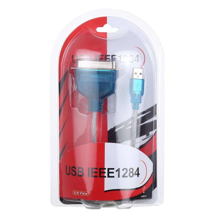 USB 2.0轉 IEEE1284線, USB轉並口打印線 1.5m
