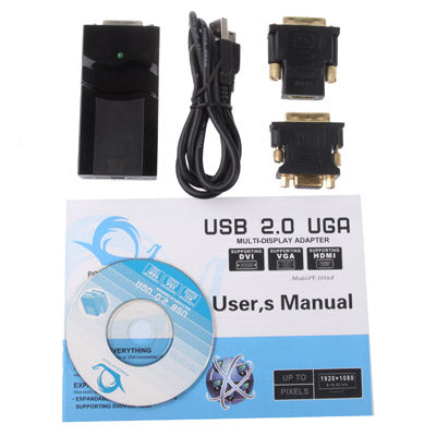 FY-1016A USB 2.0 to DVI適配器