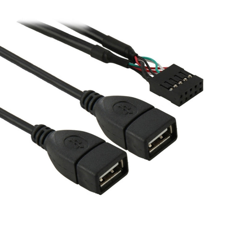 主板10針轉雙USB 母帶線, 長度: 50厘米