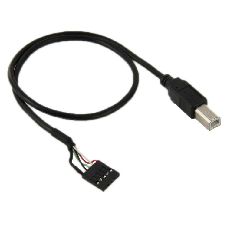 主板5針轉USB 2.0 B公線, 長度: 50厘米