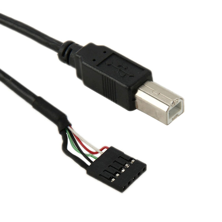 主板5針轉USB 2.0 B公線, 長度: 50厘米