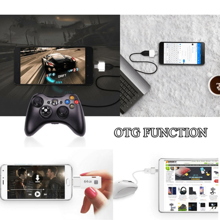 Micro USB 2.0 轉 USB 2.0適配器 帶OTG功能