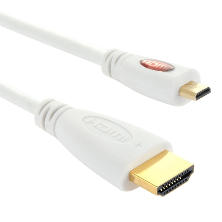 1m Gold Plated Micro HDMI Male to HDMI Male Cable, 1.4 Version