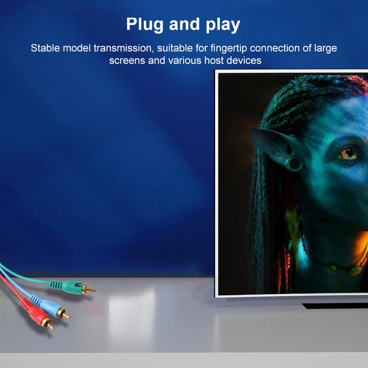 1.5m VGA 轉 3RCA RGB線