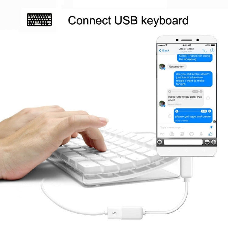 好質量USB 2.0 AF 轉 micro USB公頭, 帶OTG功能, 15cm