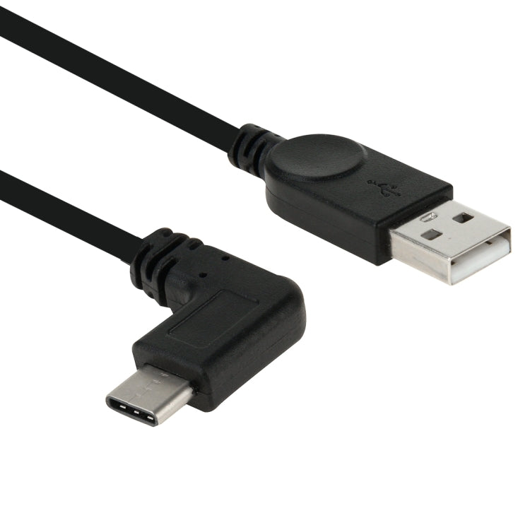 28AWG USB 2.0公頭 轉 USB 3.0 Type-C公頭 90度轉角短線 線長28厘米