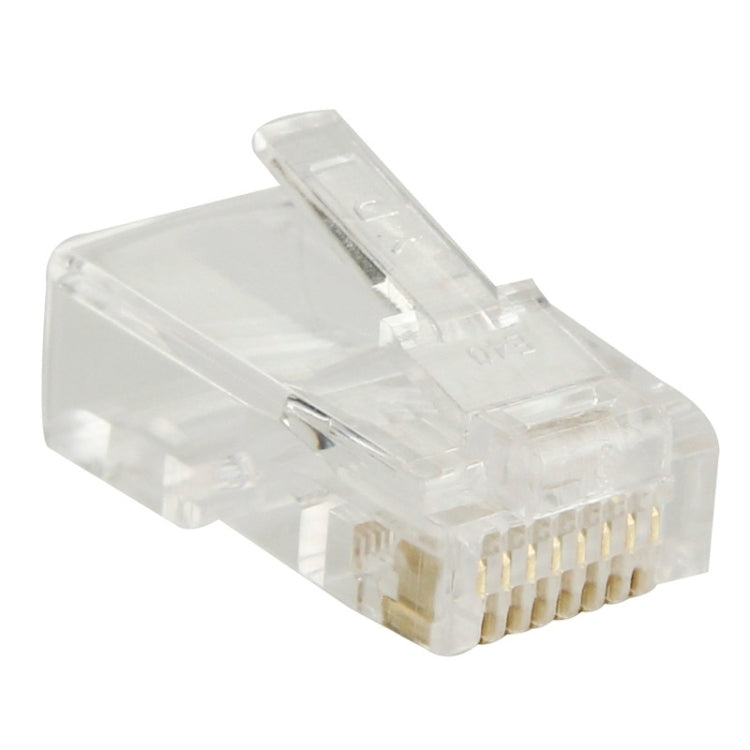 100pcs /Pack RJ45 Connector Modular Plug, Gold: 3u