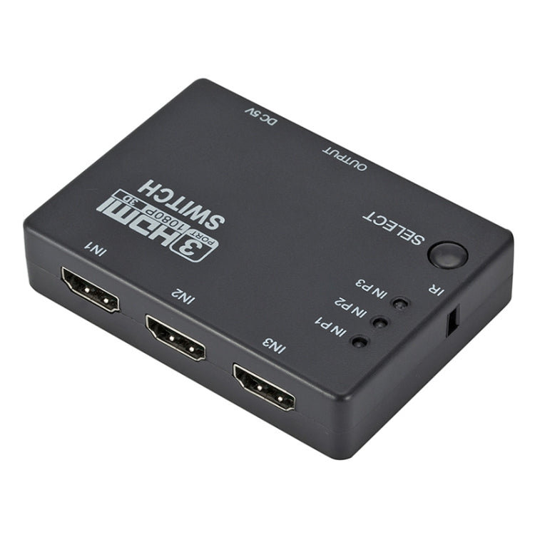 高清1080P 3D HDMI 3口切換器 帶遙控