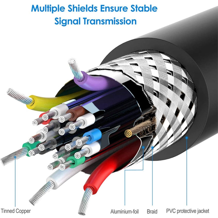 Micro USB 轉 USB 數據線 90度下彎, 29cm