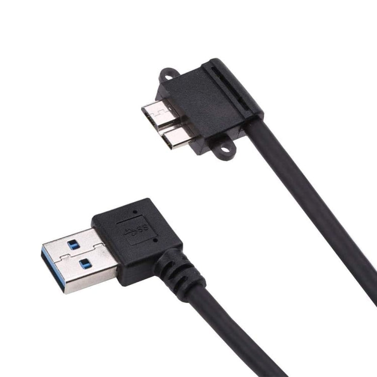 90度直角彎 USB 3.0 轉 micro 3.0 數據線, 適用於三星 Galaxy Note III / N9000