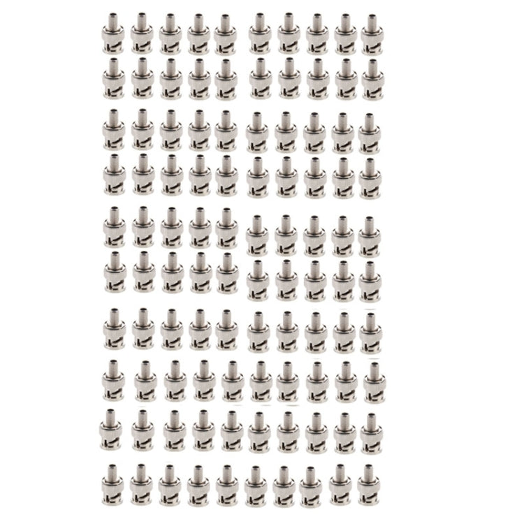 壓接BNC公頭轉接頭 用於RG59 同軸線 100個一裝