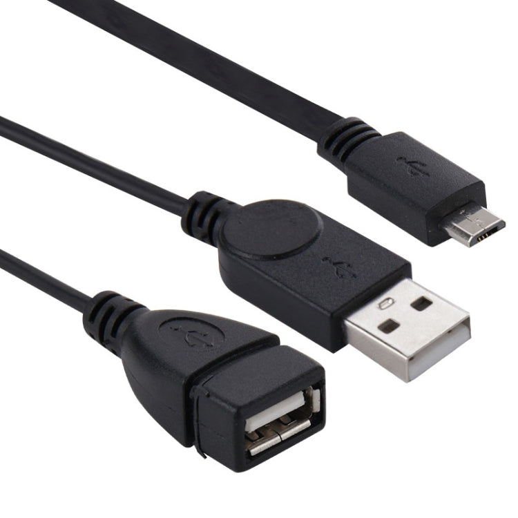 Micro USB 轉USB 2.0 公頭及母頭 支持OTG設備的轉接適配線