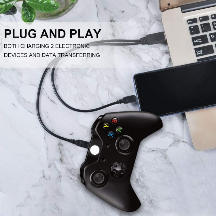 USB 公 轉 雙Micro USB公 轉換線