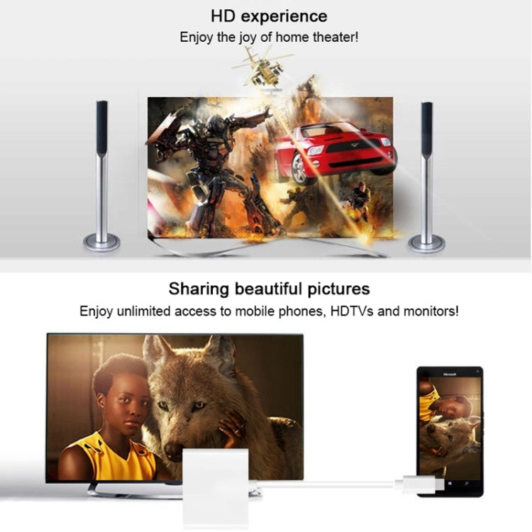 USB 3.1 Type-C 轉 HDMI轉接頭/適配線，線長約10厘米