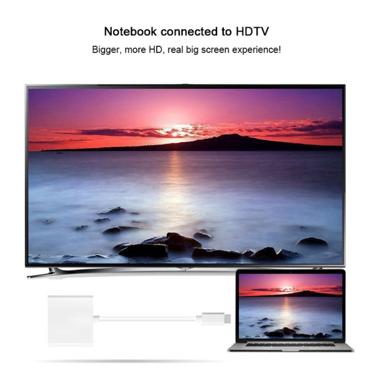 USB 3.1 Type-C 轉 HDMI轉接頭/適配線，線長約10厘米