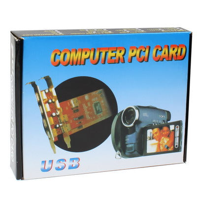 PCI轉USB擴展卡, USB 2.0 4+1 四口USB卡