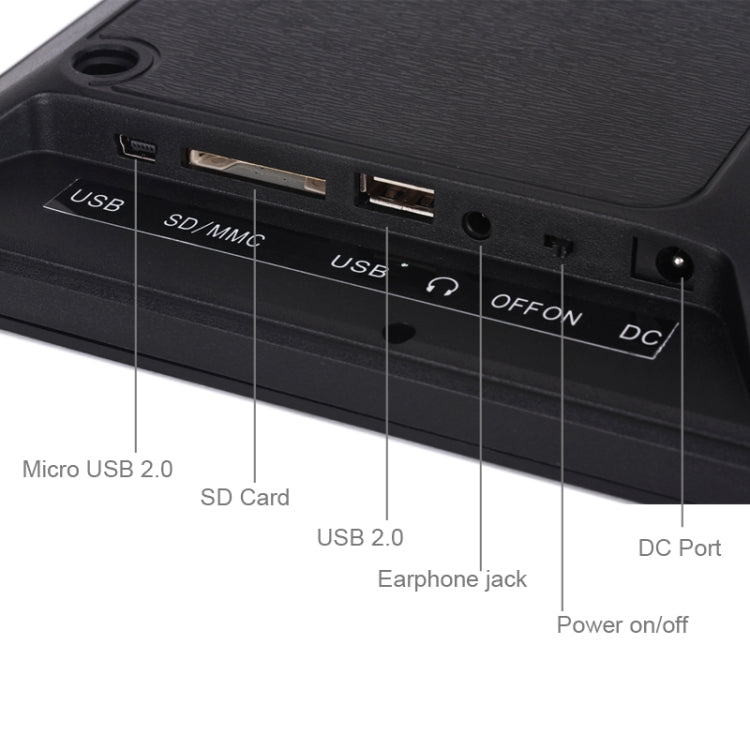 12英寸LED显示屏多媒體數碼相框帶支架&遙控功能