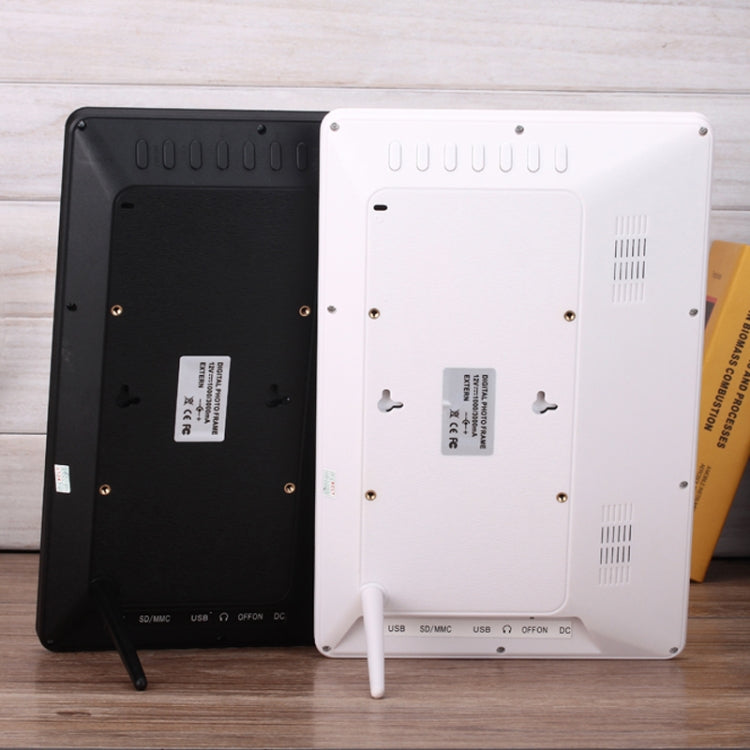 12英寸LED显示屏多媒體數碼相框帶支架&遙控功能