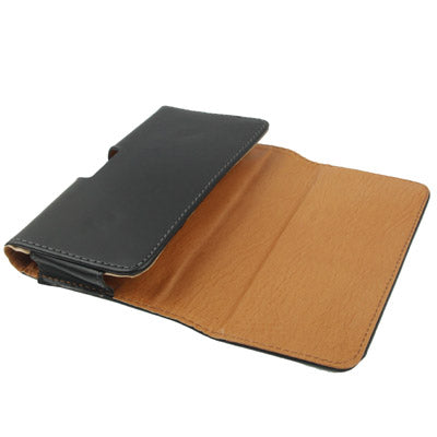 適用於Galaxy SIII / i9300 / i9500 皮套 帶皮帶夾子 黑色