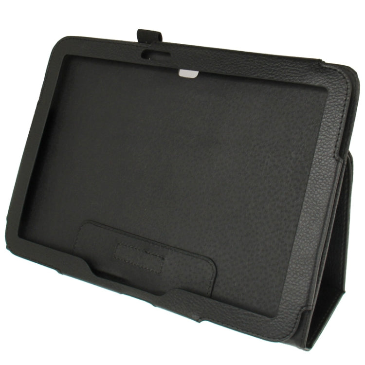適用於Samsung Galaxy Tab 3  / GT-P5200 荔枝紋皮套帶支架