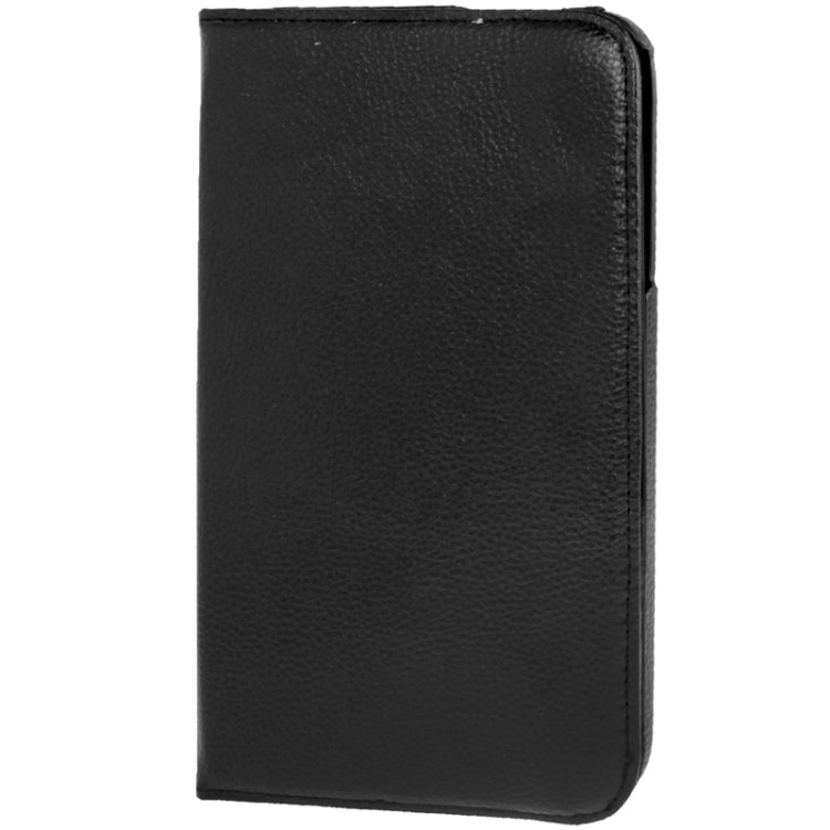 適用於Samsung Galaxy Tab 3  / T3110 / T3100 荔枝紋360度旋轉皮套 一字形