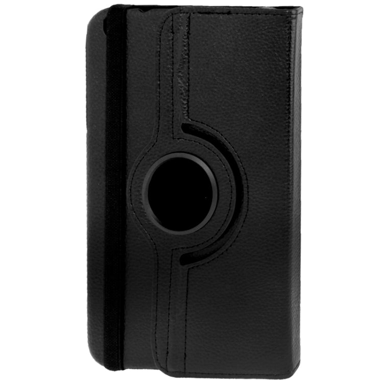 適用於Samsung Galaxy Tab 3  / T3110 / T3100 荔枝紋360度旋轉皮套 一字形