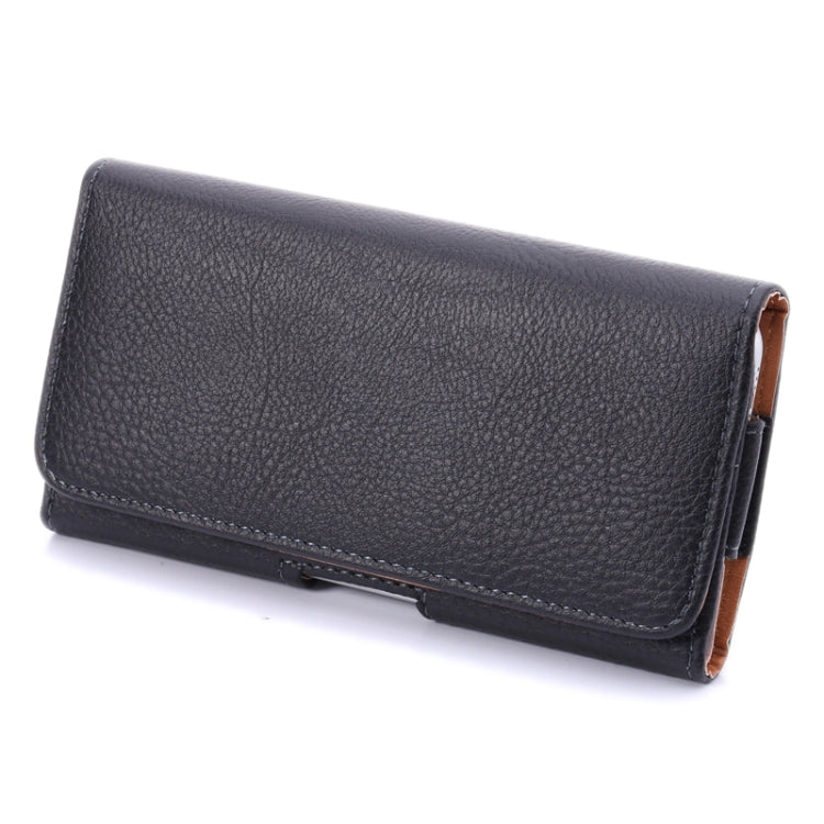 適用於Samsung Galaxy Note 4 / Note 3 / Note II / N7100 橫板荔枝紋背夾扣腰包