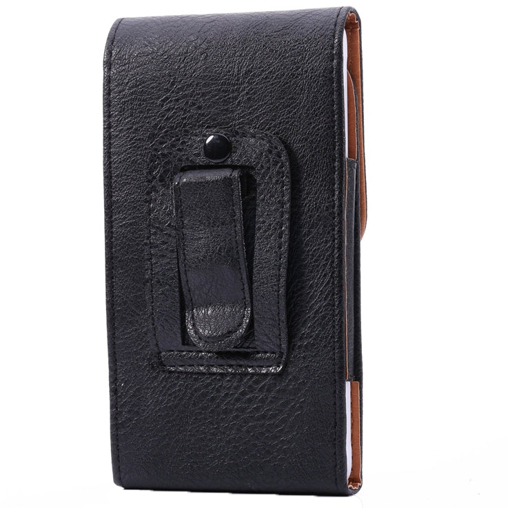 適用於Samsung Galaxy Note 4 / Note 3 / Note II / N7100, iPhone 6 Plus 直板荔枝紋背夾扣腰包