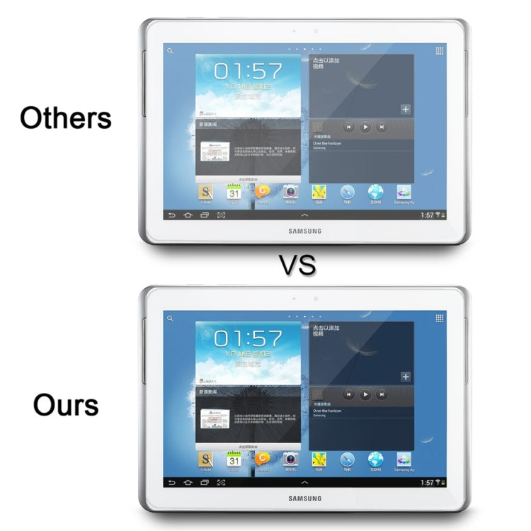 適用於三星 Note 10.1 / N8000 0.4mm直面鋼化玻璃膜 75個一裝