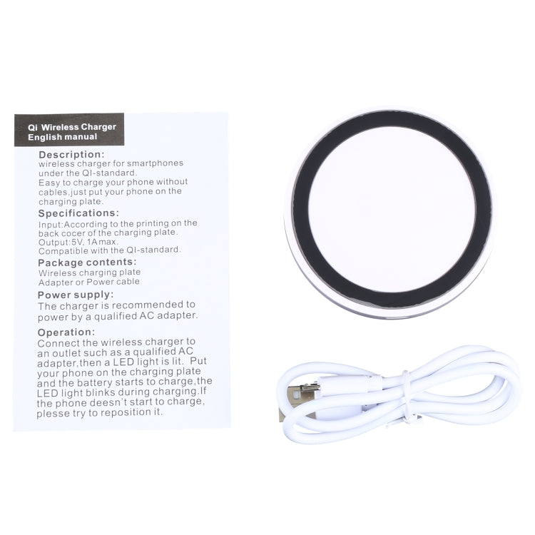 通用 QI標準圓形無線充電板