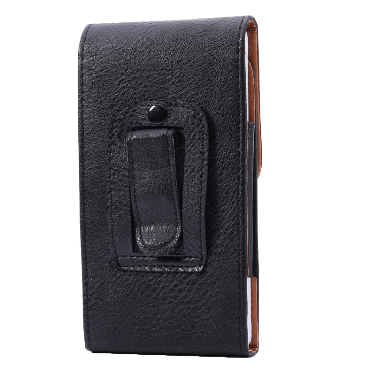 iPhone 6s Plus / iPhone 6 Plus & 適用於Samsung Galaxy Note 8 / Note 5 / Note 4 / Note III / S6 Edge Plus 直板荔枝紋背夾扣腰包