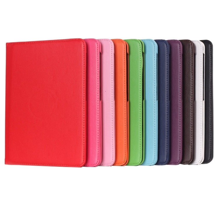 適用於三星Galaxy Tab S2 9.7荔枝紋旋轉皮套 帶多功能支架
