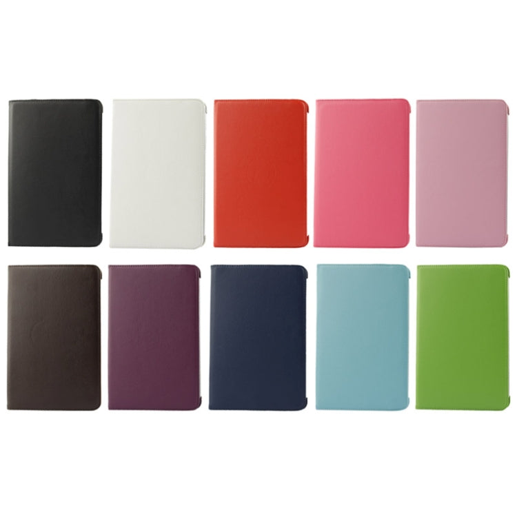 適用於三星P5100 360旋轉荔枝紋皮套