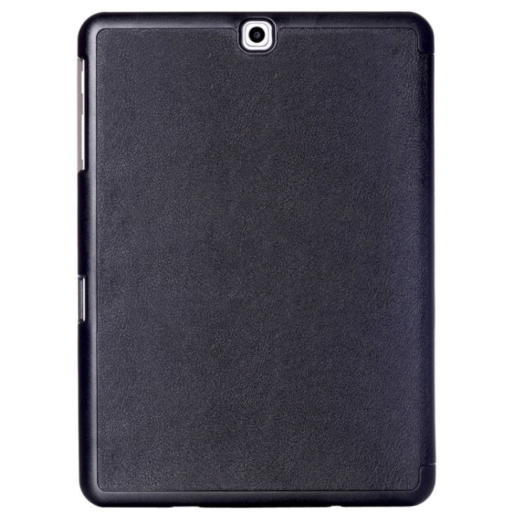 適用於三星Galaxy Tab S2 9.7 / T815 卡斯特紋左右開皮套 帶三折支架