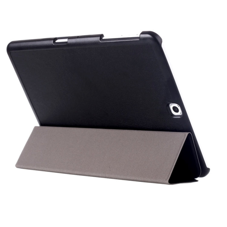適用於三星Galaxy Tab S2 9.7 / T815 卡斯特紋左右開皮套 帶三折支架
