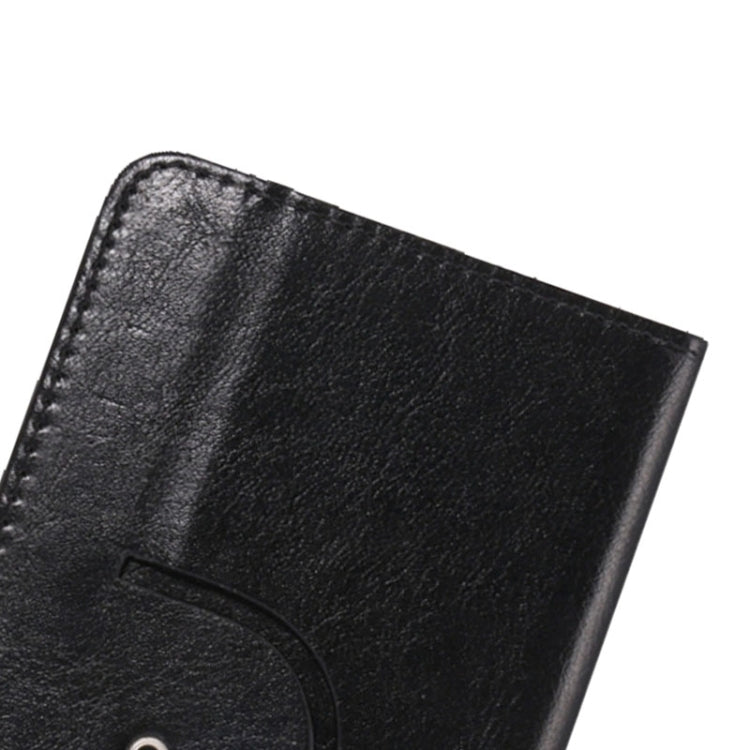 適用於三星Galaxy Note I / II / III / IV 5.3-5.5寸通用瘋馬紋360度旋轉皮套帶支架和卡槽