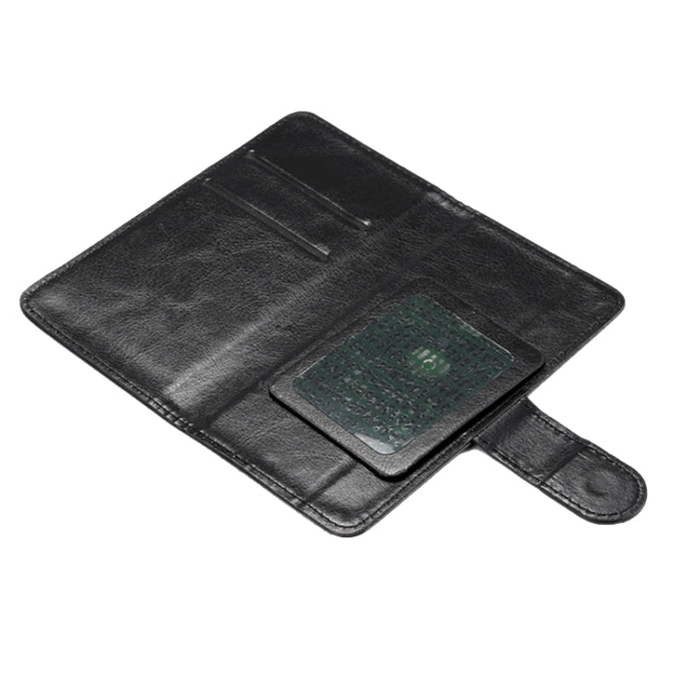 iPhone 6 / 適用於三星 Galaxy S4 / S3 / i9500 / i9300 4.3-4.8寸通用瘋馬紋360度旋轉包帶支架和卡槽