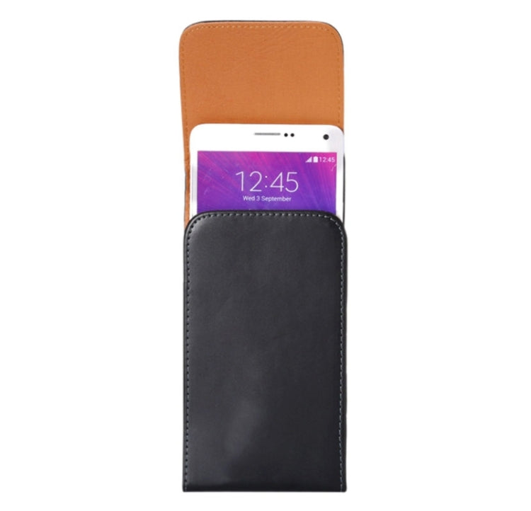 適用於蘋果6 Plus/6S Plus 三星蓋樂世Note 8/三星Note5/S6 Edge Plus/A8/Note4手機光面紋背夾扣上下開豎套掛腰包