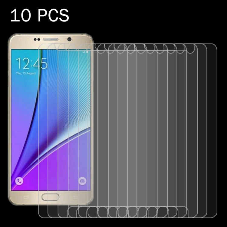 10pcs/裝 適用於三星蓋樂世 Note 5 / N920 0.26mm弧面 鋼化玻璃膜
