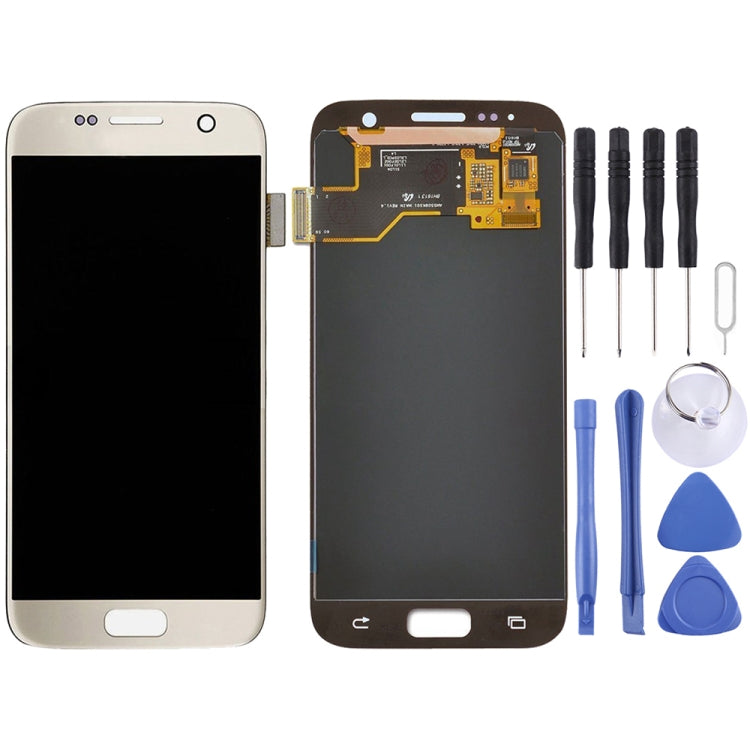適用於三星 Galaxy S7 / G9300 / G930F / G930A / G930V, G930FG, 930FD, G930W8, G930T, G930U 原裝液晶觸摸總成 單片