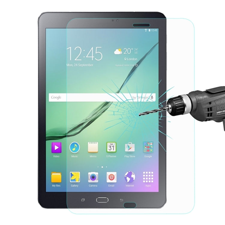 草帽王子 適用於三星蓋樂世 Tab S2 8.0 / T715  0.33mm厚度 9H表面硬度 2.5D弧邊鋼化玻璃膜